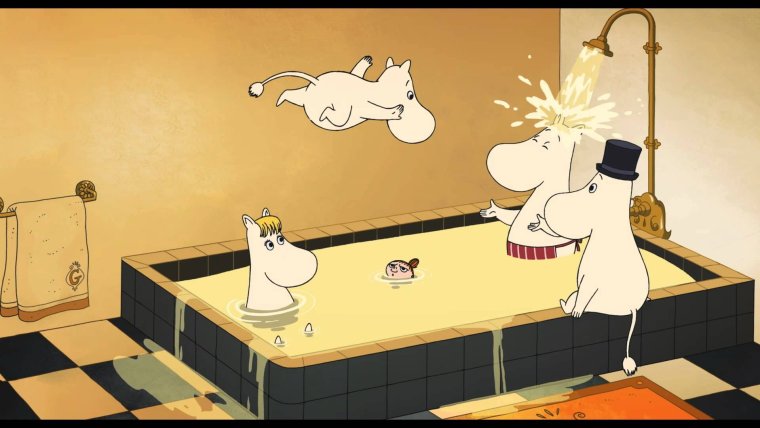 Ванная Муми троллей