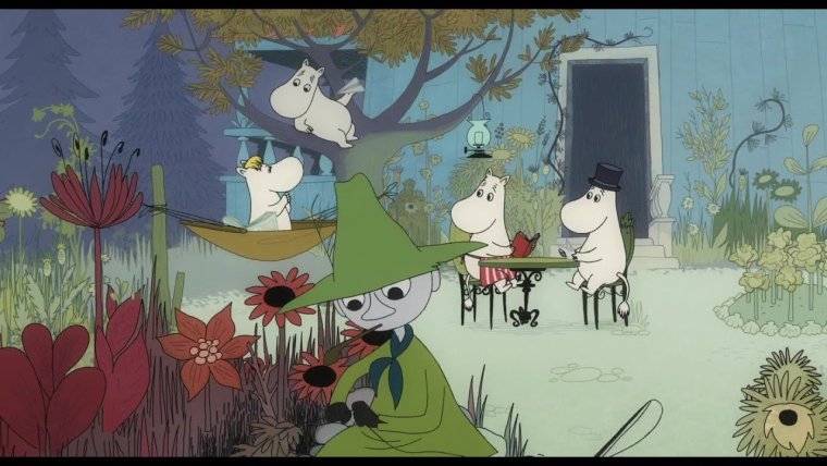 Муми Тролли мультик 1990 лес
