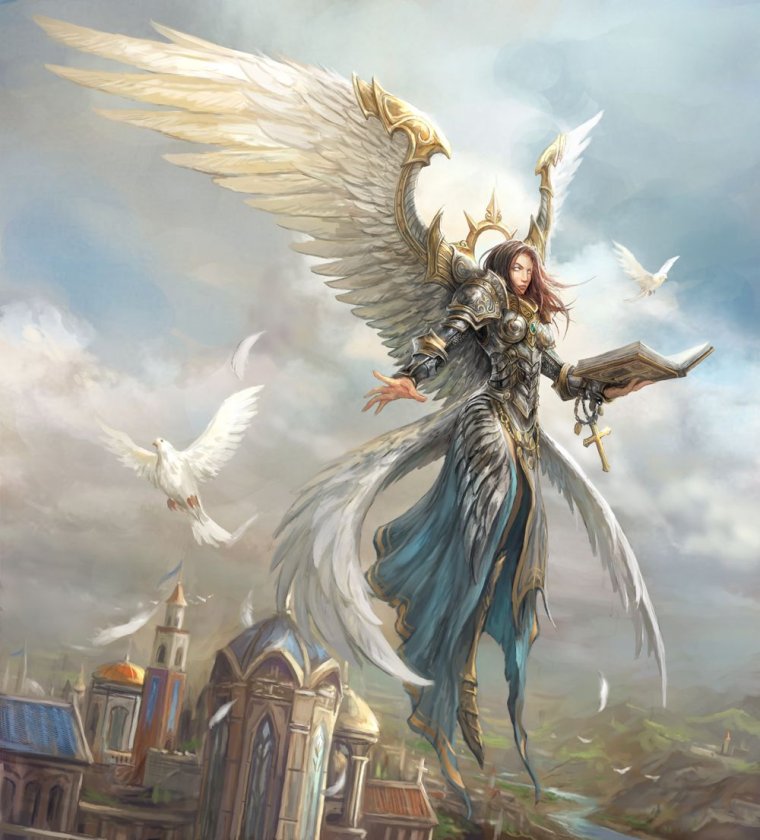 Серафим Шестикрылый ангел фэнтези