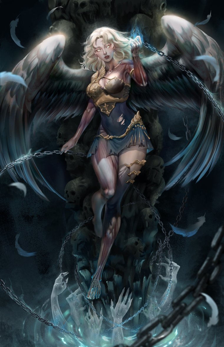 Падший ангел арт