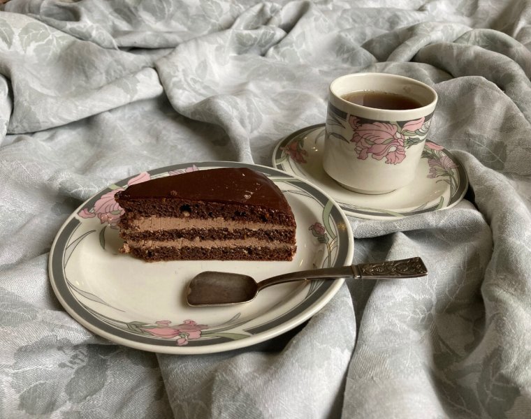 Советский торт первый снег