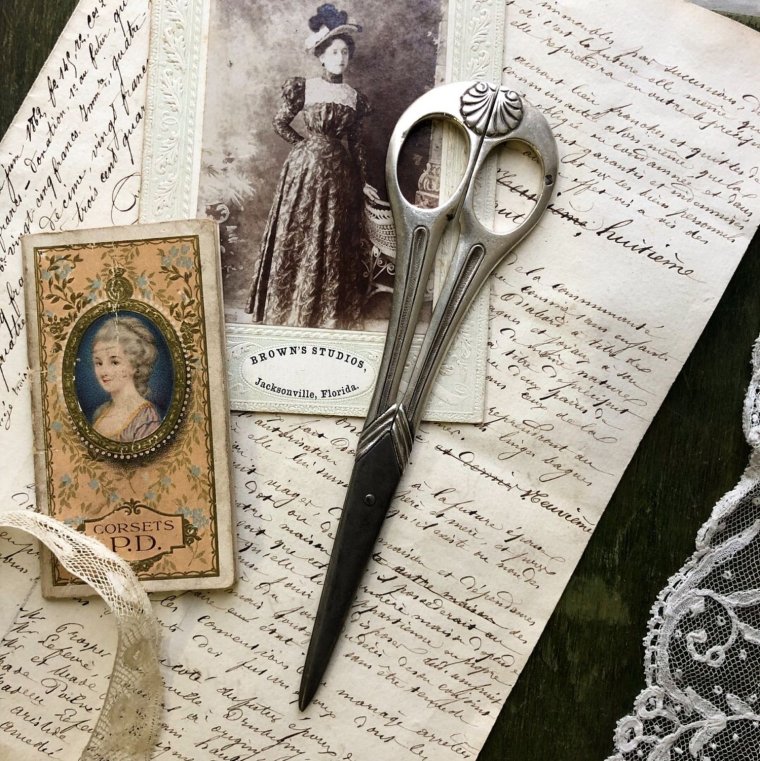 Ножницы старинные Винтажные