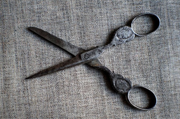 Ножницы старинные несессерные Solingen XIX