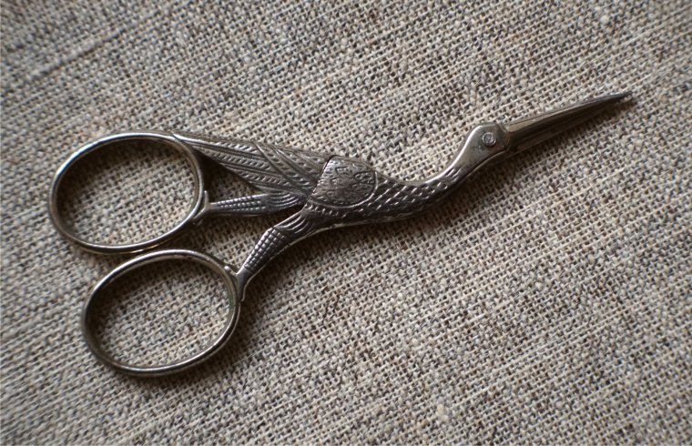 Старинные ножницы