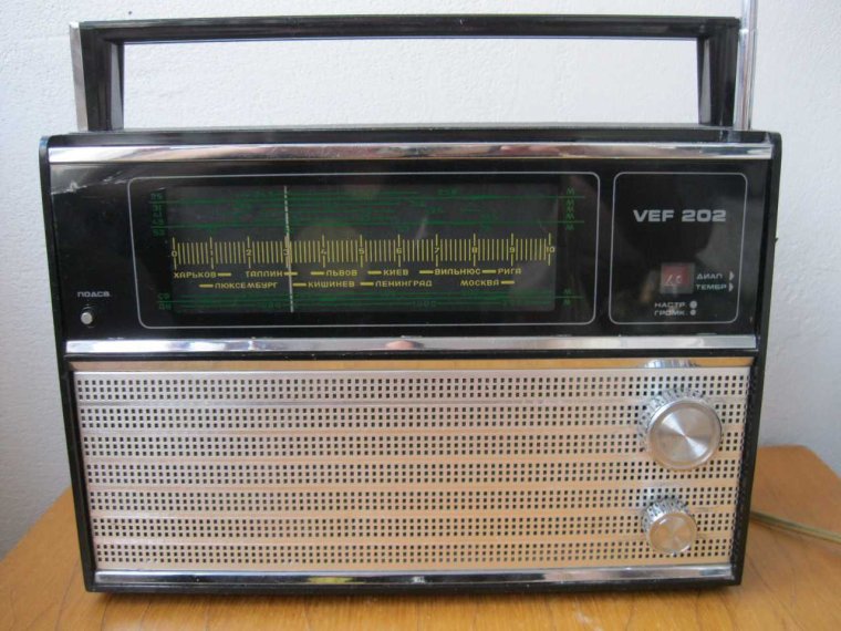 VEF 202 батареи