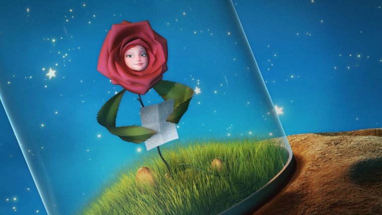 Маленький принц и роза мультфильм