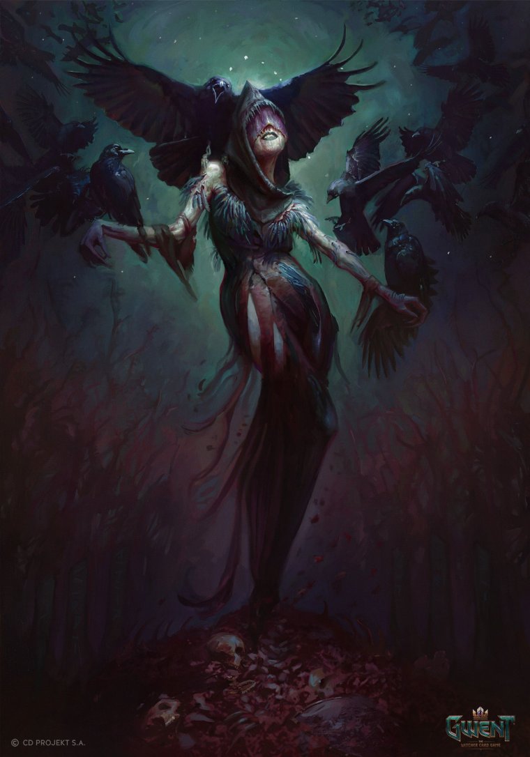 Арт гвинт ворона мать