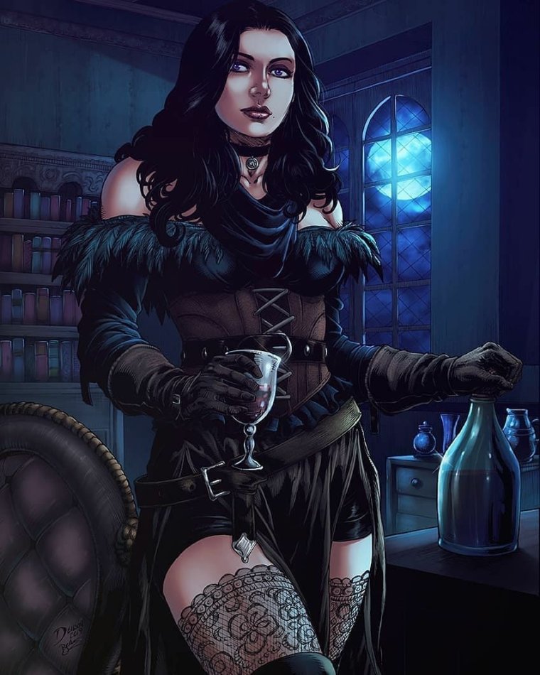 The Witcher 3 Йеннифер арт