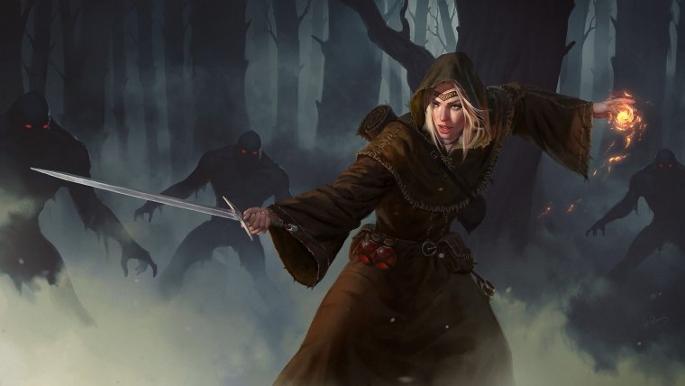 Воин и колдунья