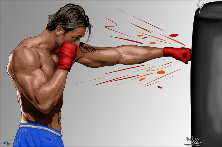 Боксер арт