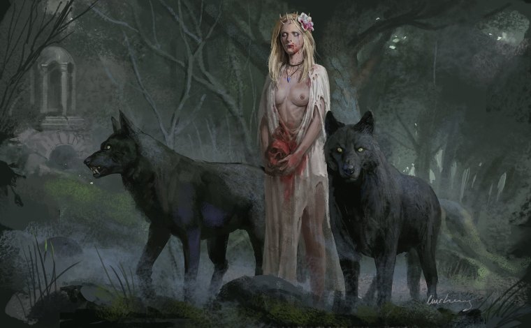 Девушка оборотень