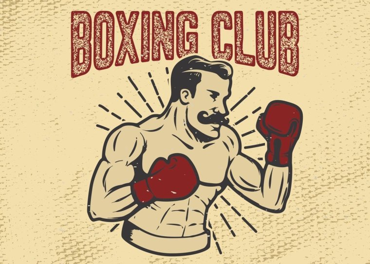 Ретро плакаты бокс