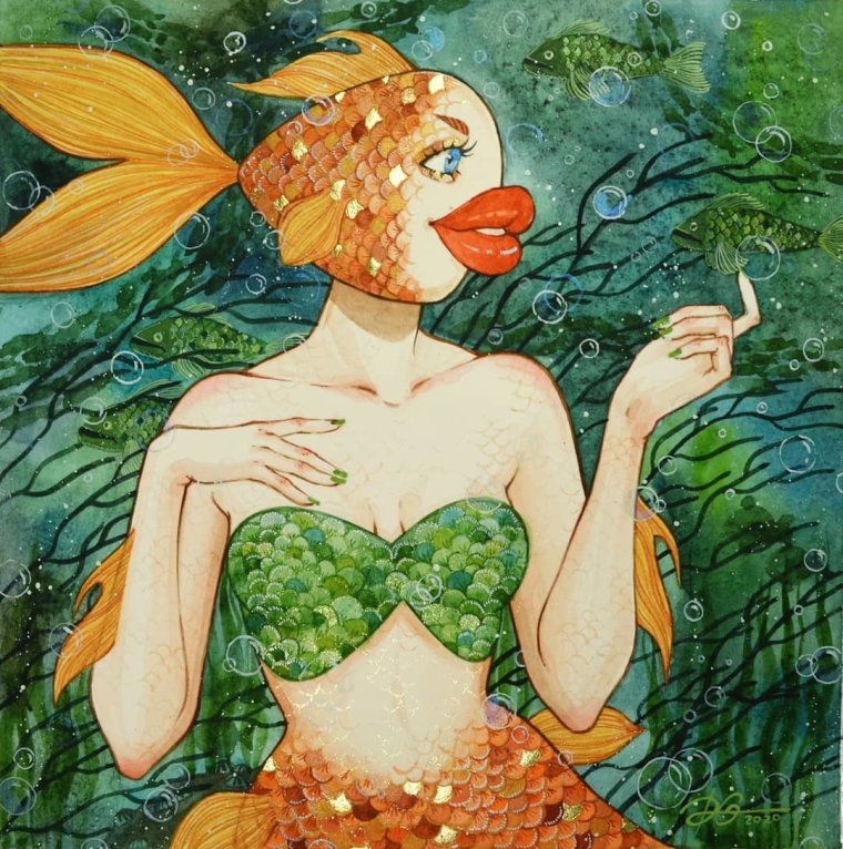 Роберт Саакянц в синем море в белой пене