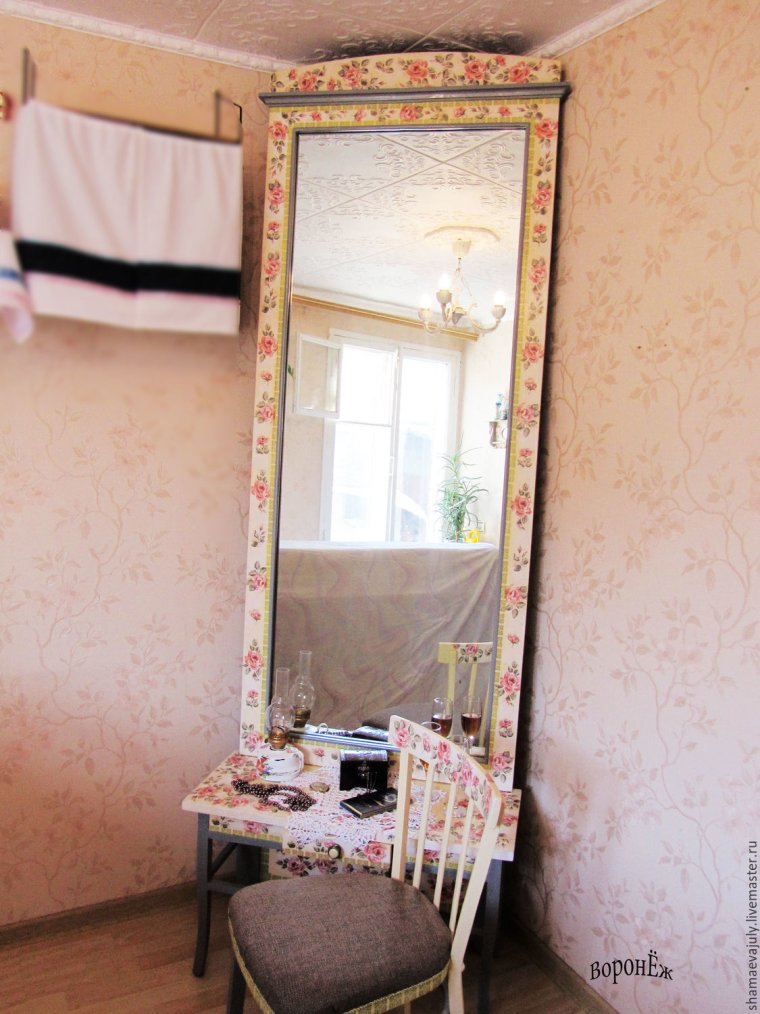 Старое зеркало переделать