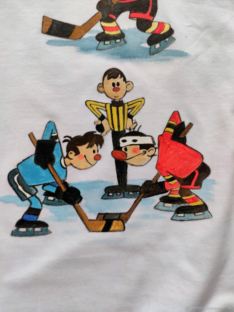 Хоккей рисунок