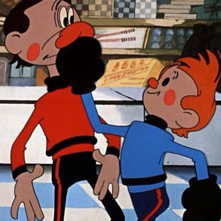 Советский мультфильм Метеор на ринге