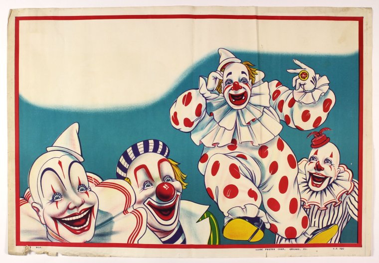 Винтажный клоун