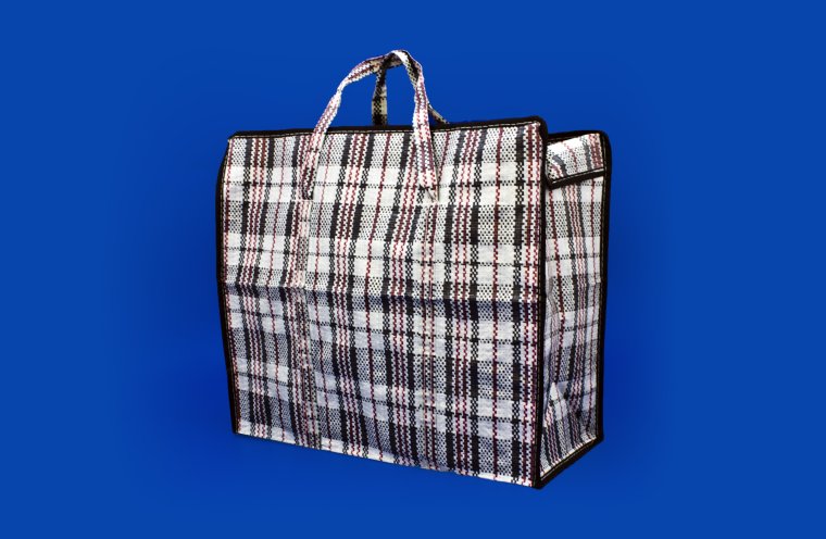 Сумка хозяйственная клетка 40 х 60 х 25 na002