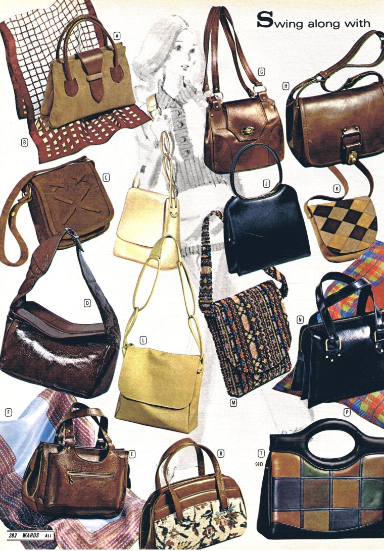 Сумка в стиле 70-х