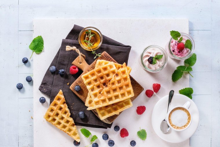 Венские вафли сверху