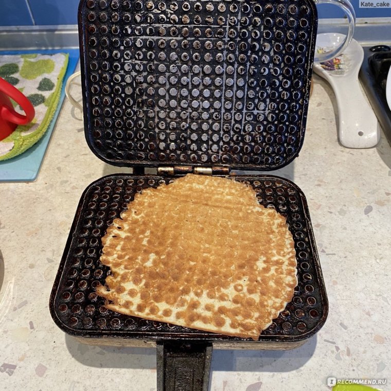 Вафли в Советской электровафельнице