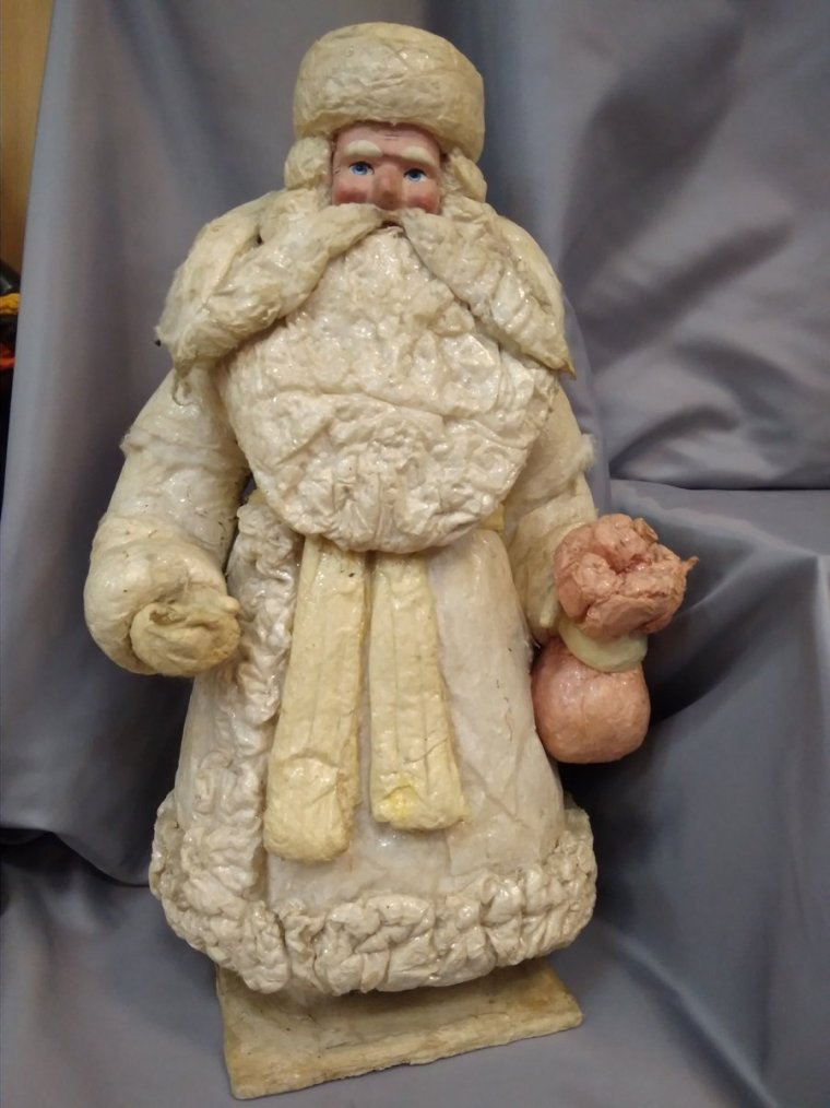 Советский дед Мороз из ваты