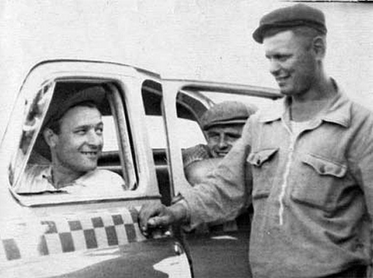 Водитель такси в СССР