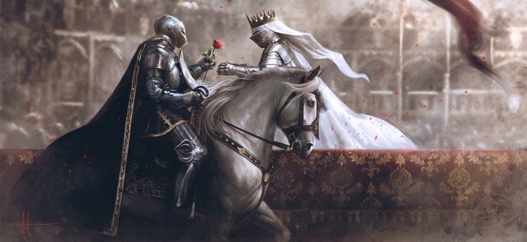 Рыцарь с розой