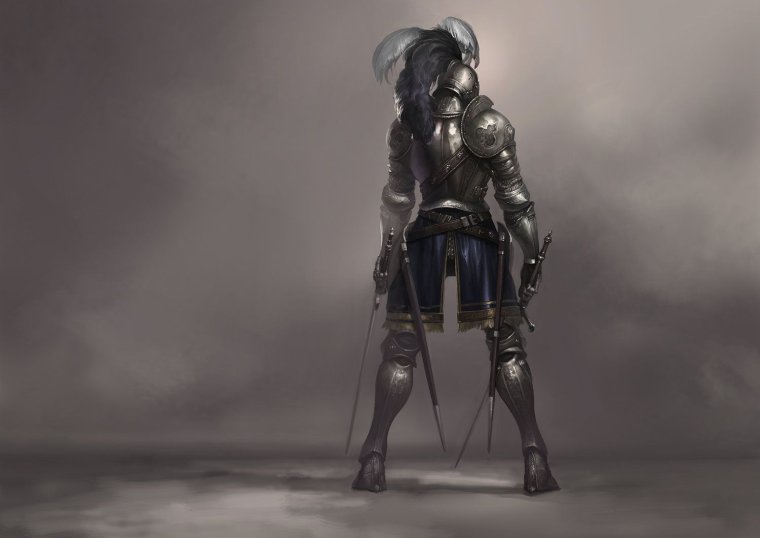 Человек в доспехах