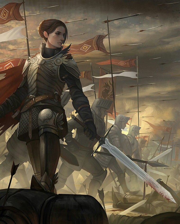 Генерал армии фэнтези арт