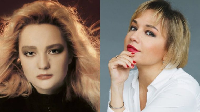 Апина в 90-х и сейчас