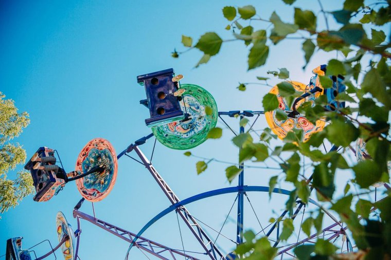 Парк Гагарина аттракцион Орбита