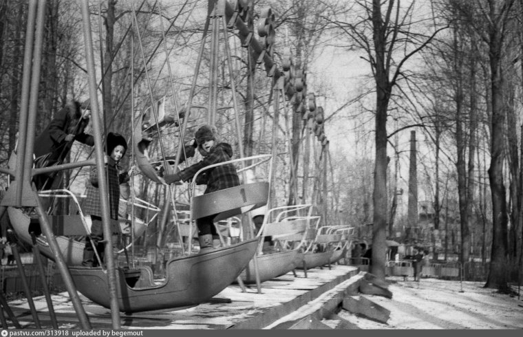 Таврический сад аттракционы СССР