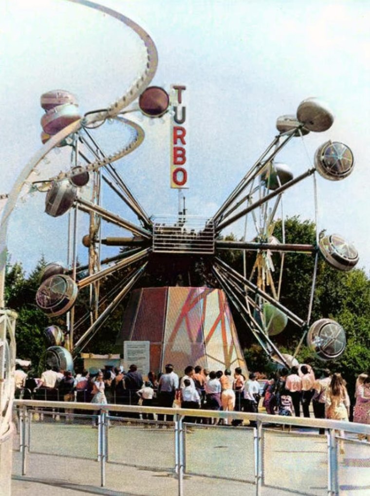 Измайловский парк аттракционы СССР