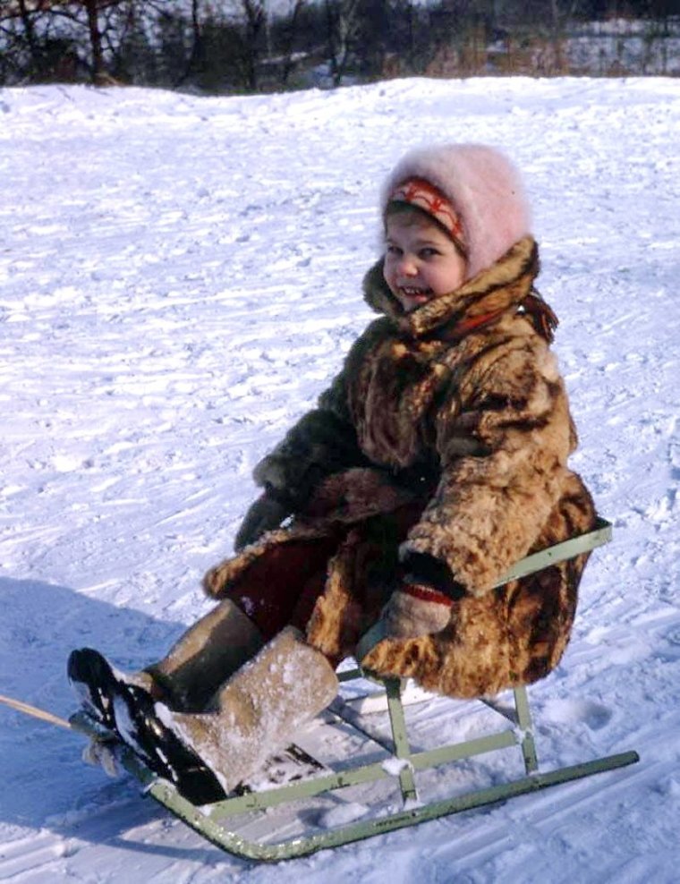 Дети на санках