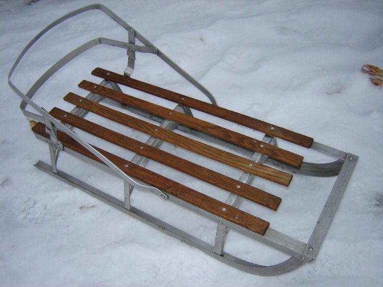 Санки советские алюминиевые