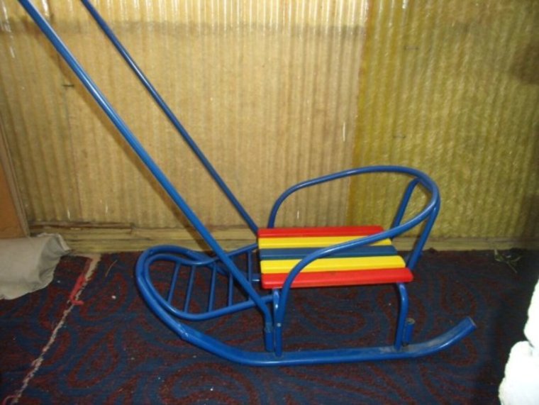 Санки с палками