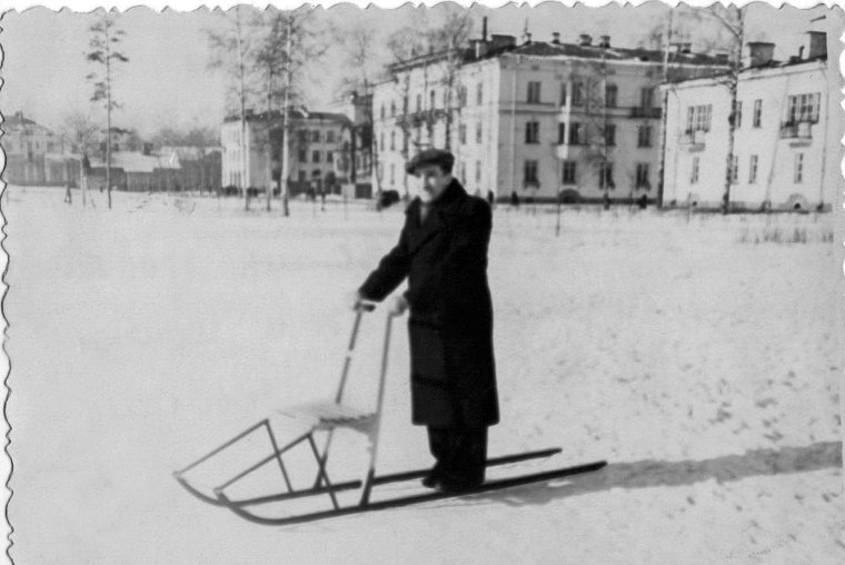 Финские сани 1945 Ленинград