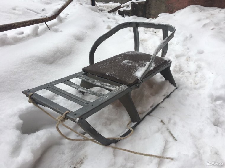 Санки советские алюминиевые
