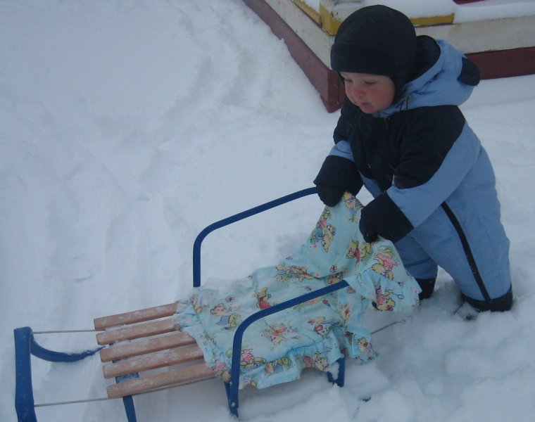 Санки для ребенка 2 года