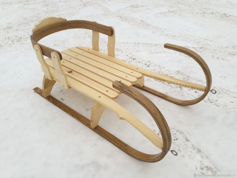 Санки старые деревянные