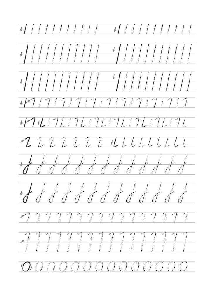 Прописи для детей палочки крючочки