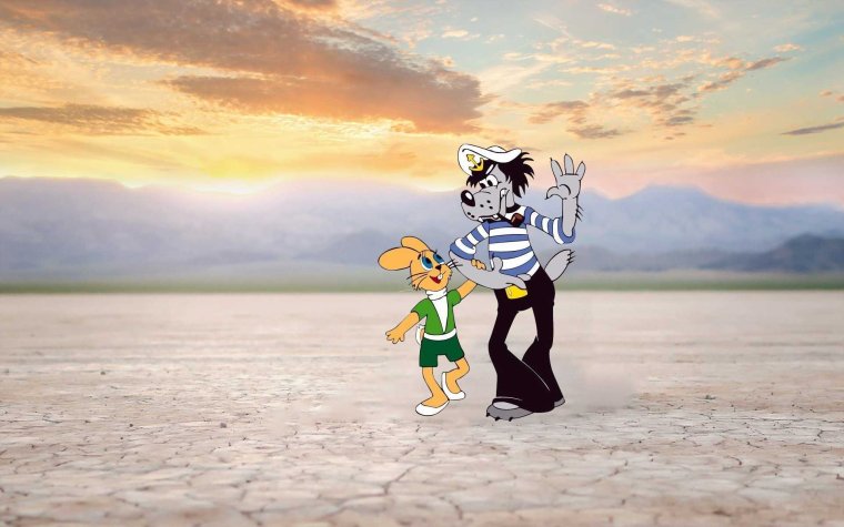 Волк и заяц ну погоди