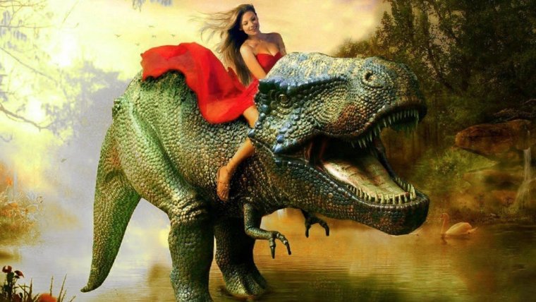 Динозавры пожирают людей