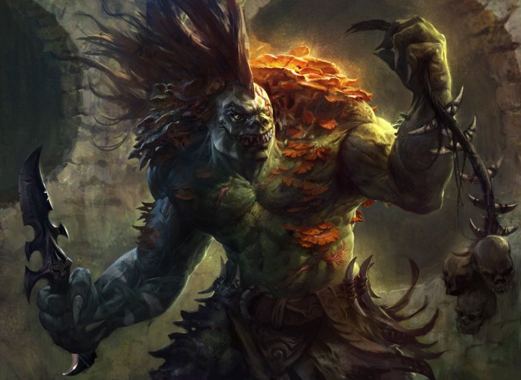 Тролль фэнтези арт