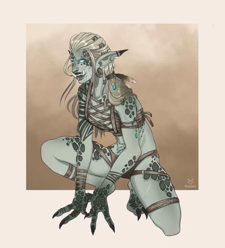 Тролль Зандалар девушка