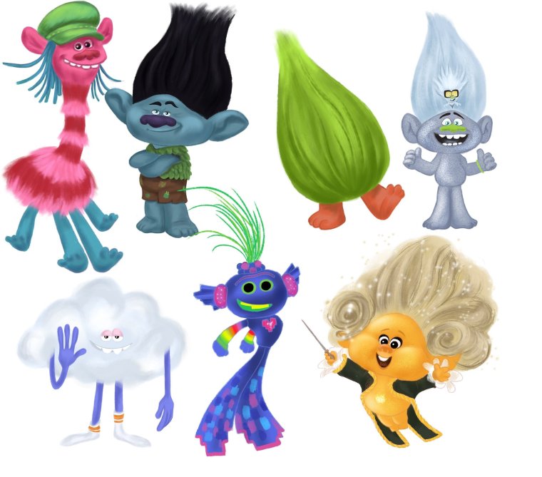 Тролли картинки героев