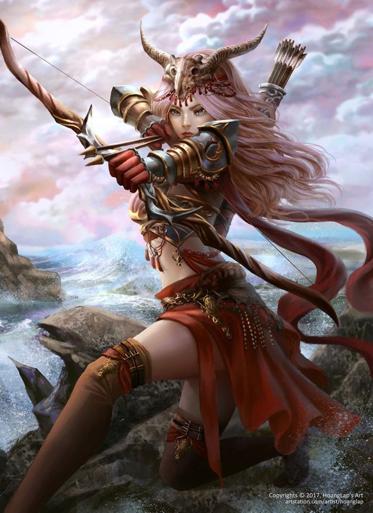 Красивые девушки воины фэнтези