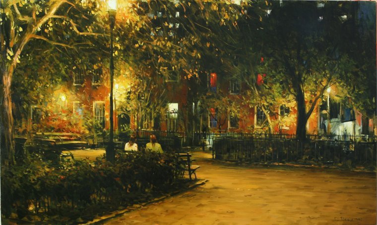 Вечерний двор