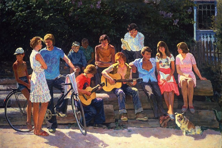 Сергеев Сергей Николаевич (Россия, 1949) «Мои товарищи» 1979